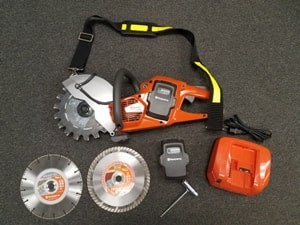 Husqvarna Battery Power Saw Package